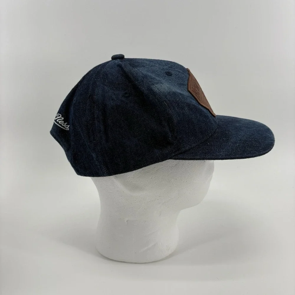 Mitchell & Ness New‎ Orleans Pelicans NBA Denim Leather Patch Snap Back Hat Cap